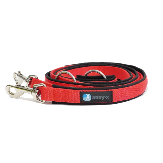 annyx Führleine Bolt Fun Middle schwarz/rot